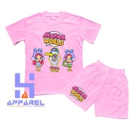 Children's T-Shirts AVATAR WORLD GAME Suits Baju Budak Lelaki Tshirt Budak Lelaki