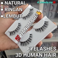 human hair 3D eyelashes bulu mata palsu indon