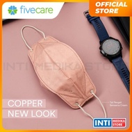 [ Terlaris ] FIVECARE - Masker 4D Surgical 4 Ply COPPER | Masker Medis