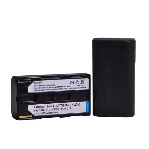 BP-911 BP-911K BP 911 BP-914 BP-915 2600mAh Battery for Canon BP911, BP914, BP915, E1 E2 E30 ES50 ES