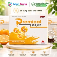 Premical D3 K2 Calcium Water Supports Calcium and Vitamin D3 K2 Supplement for Children and Adults