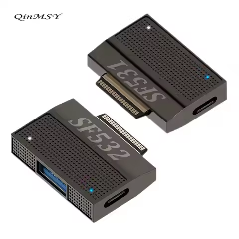 Magnetic to USB3.1 Type-A & 15V Type-C USB-C Data Charge Adapter SF532 SF531 for Surface Pro9 Pro8 P