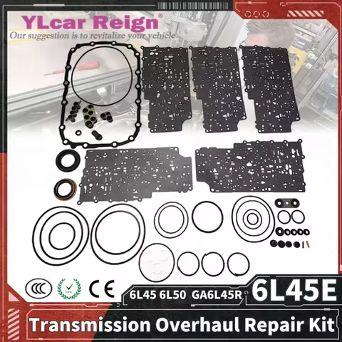 6L45 6L50 6L45E 6L50E 6L45R Automatic Transmission Overhaul Kit For BMW Cadillac Gearbox Rebuild Oil