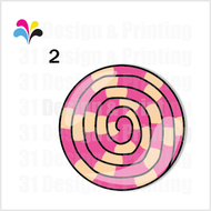 Food sticker doughnut lollipop cookie cupcake stickers donut round ins stylish young cute pink sweet
