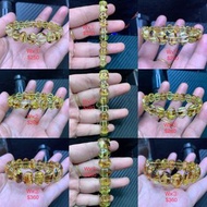 ＜🎊年終大促🈹花珀手牌Wx＞💟特價送順豐～🌸🕯️🇷🇺天然俄料花珀手牌蜜蠟花琥珀單圈手排手鐲(招財辟邪)