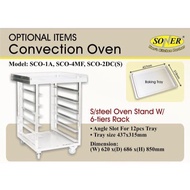 Mybakingmart | Soner Stainless Steel Oven Stand with 6-Tiers Rack