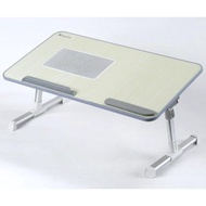 【SG STOCK】Xgear A8 Foldable Ergonomic Laptop  Table Desk Adjustable Height USB Cooling Fan Bed Table