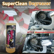 PRO DIY KIT - SUPERCLEAN Degreaser, Engine &amp; Chain Cleaner 300ml 500ml
