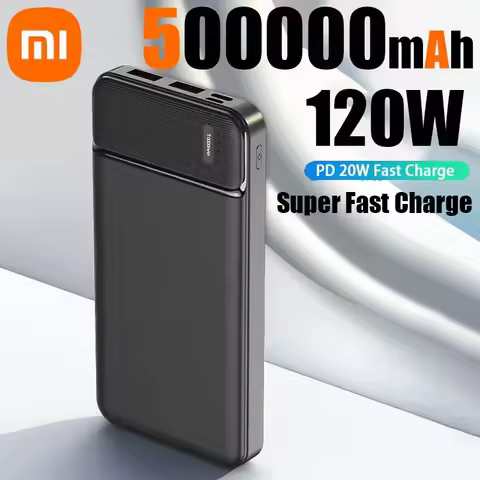 Xiaomi 120W 50000mAh PowerBank Portable Super Fast Charger External Battery PoverBank High Capacity 