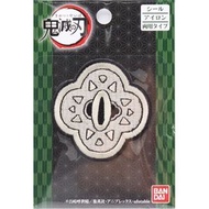 BANDAI - 鬼滅之刃 鬼滅の刃 日版 刀鍔造型 刺繡 布章 2020年 鬼殺隊 惡魔殺手 (我妻善逸)