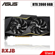 [RXJB] 2024 Used ASUS RTX 2060 Super 6GB 8GB 12GB GDDR6 192bit Video Cards GPU Graphic Card RTX2060 