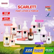 Scarlett Whitening Lotion Mood Booster Package+Perfume