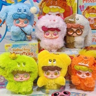 GANTUNGAN JOY TOY QKIDS EMOTIONAL HAIRY MONSTERS PLUSH BLIND BOX SELECTED KEYCHAIN BAG CHARM DOLL KE