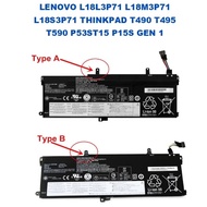 LENOVO L18L3P71 L18M3P71 L18S3P71 THINKPAD T490 T495 T590 P53ST15 P15S GEN 1 LAPTOP BATTERY