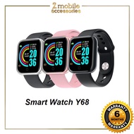 Smart Watch Y68 [Heart Rate / Smart Bracelet /  Blood Pressure Movement]