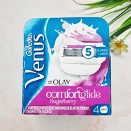 [Gillette] Venus ComfortGlide plus Olay Sugarberry Women's Blade Refills 4 Cartridges Gillette Razor