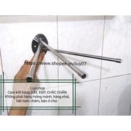 3-bar rotating stainless steel towel hanger