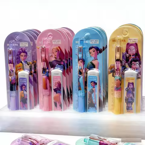 Random 1/2/4/6pcs K-POP Themed Pencil Set School Stationery for Students Children's Writing & Drawin