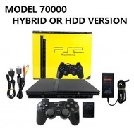 Ps2 70000 Refurbished Full Set Bundle HDD / HYBRID CD Version