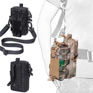 Hunting Waist Bag Molle Bottle Pouch Tactical Bag EDC Tools Belt Pack Outdoor Vest Pack Wallte Phone Accessories Pocket
