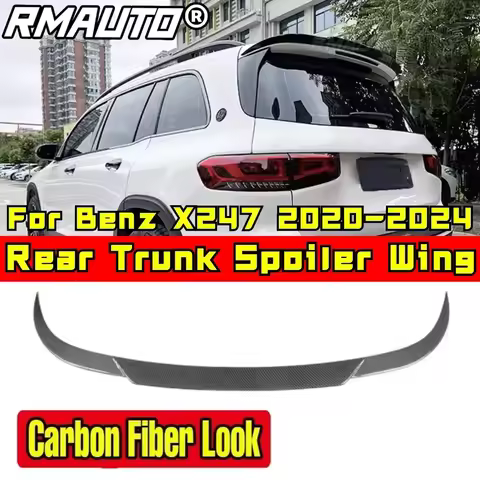 For Mercedes Benz GLB X247 GLB200 GLB220 GLB250 GLB35 AMG 2020-2024 Rear Spoiler Wing Body Kit Car R