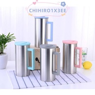 CHIHIRO1X3EE Iced Tea Pitcher, 1.8 Liter Single Layer Thickened Water Bottle,  Stainless Steel Flip 