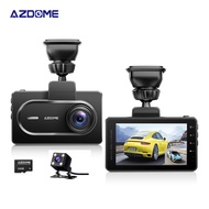 AZDOME M27 2K HD Dash Camกล้องด้านหน้าและด้านหลังWiFi/APPควบคุมDash Camการตรวจสอบที่จอดรถ24ชั่วโมง (ต้องใช้ชุดHardwire)G-sensorการบันทึกLoopการบันทึกแบบTime-Lapseไมโครโฟนในตัว ติดตั้งง่าย ฟรี กล้องติดรถยนต์ Sticky Mount