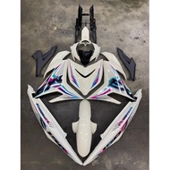 Yamaha Y15ZR V1 V2 Exciter 150 Coverset Cover Set White With Blue Pink Y15 y15z