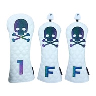 Skulls Golf Club headcovers 1 3 5 Wood Head Covers Driver Fairway Hybrid Woods Headcover