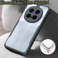 Honor Magic7 Pro 5G 4G 2024 Acrylic Clear Phone Case for HONOR Magic 7 Phone Camera Protection Shock