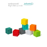 Infantino Squeeze & Stack Block Set - 8 piece set | 6+ Months