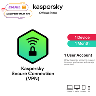 Digital Code Kaspersky VPN Secure Connection 1 Month (ซื้อแล้วไม่สามารถยกเลิกออเดอร์ได้) Can not Ref