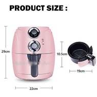 🎀2.5L air fryer/Electric Air Fryer Timer Cooker