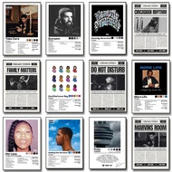 Drake album cover posters hip hop music art canvas wall decoration home bedroom pictures