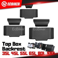 Motorcycle Top Box Backrest Pad Heavy Duty Cushion for 35L 45L 55L 65L 80L 100L Top Box Comfortable 