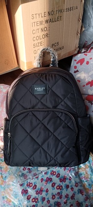 Auth Radleyˉ Waterproof Backpack Thicker Checked 33x27x12cm