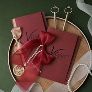 Marriage Vow Card Wedding Greeting Card Vow Speaking Dictionary Handwritten Romantic European Vow Bo