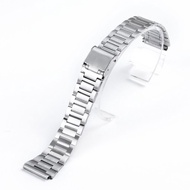 AE1200/A158/159W/A168 Ultra-Thin Men Women Watch Strap Stainless Steel Buckle Bracelet 18mm Metal