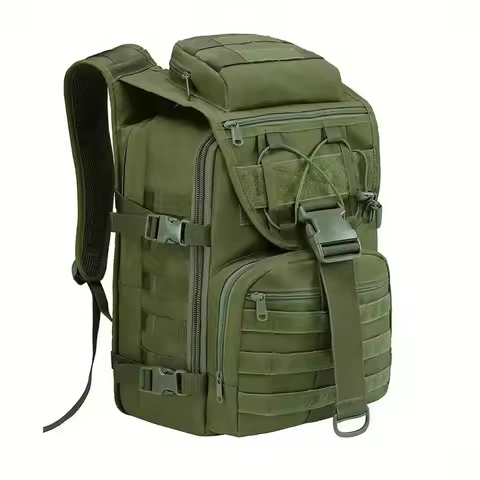 35L Men's Tactical Backpack Survival Hiking Backpack Multifunctional Outdoor Bag Travel Camping Spor