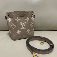 LV nano noe 大象灰小水桶