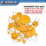 10PCS DIP PPTC self recovery fuse RXEF030 direct fuse 16V 30V 72V 250V 0.05A-0.75A RXEF005 RXEF075 0