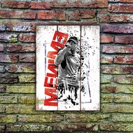 EMINEM BAND POSTER - WOODEN POSTER WALL DECORATION