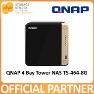 [QNAP Official Partner]QNAP TS-464 4 Bay Tower NAS bundle promotion with 4 x SEAGATE IronWolf NAS Ha
