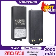 {DC-218}SBR-39LI 7.4V 2000mAh Lithium-ion for Yaesu FTA-450 FTA-550 FTA-550L FTA-750 FTA-850L AOR AR