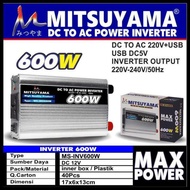 Power Inverter 600 Watt Mitsuyama Pl-05 DC to AC With USB 5 V