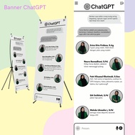 PRINT GRADUATION BANNER CHAT GPT [X-BANNER SIZE 160x60]