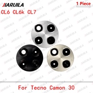 For Tecno Camon 30 CL6 CL6k CL7 Back Rear Camera Glass Lens Camera Glass Lens with Glue