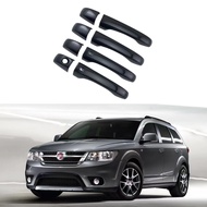 Suitable for 11-15 Models Fiat Feiyue Handle Bright Black Door Handle Carbon Fiber Pattern Door Bowl