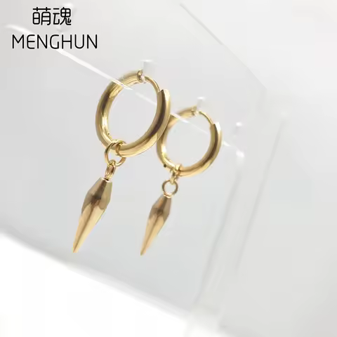 Anime Accessories For Spy Family Character Yor forger Cosplay Earrings Stainless Steel