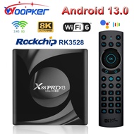 Woopker X88 PRO 13 Smart TV Box 13 TV Box RK3528 4GB 64GB 8K HD Media Player WIFI6 BT5 OTA Upgrade APP Store Set Top Box